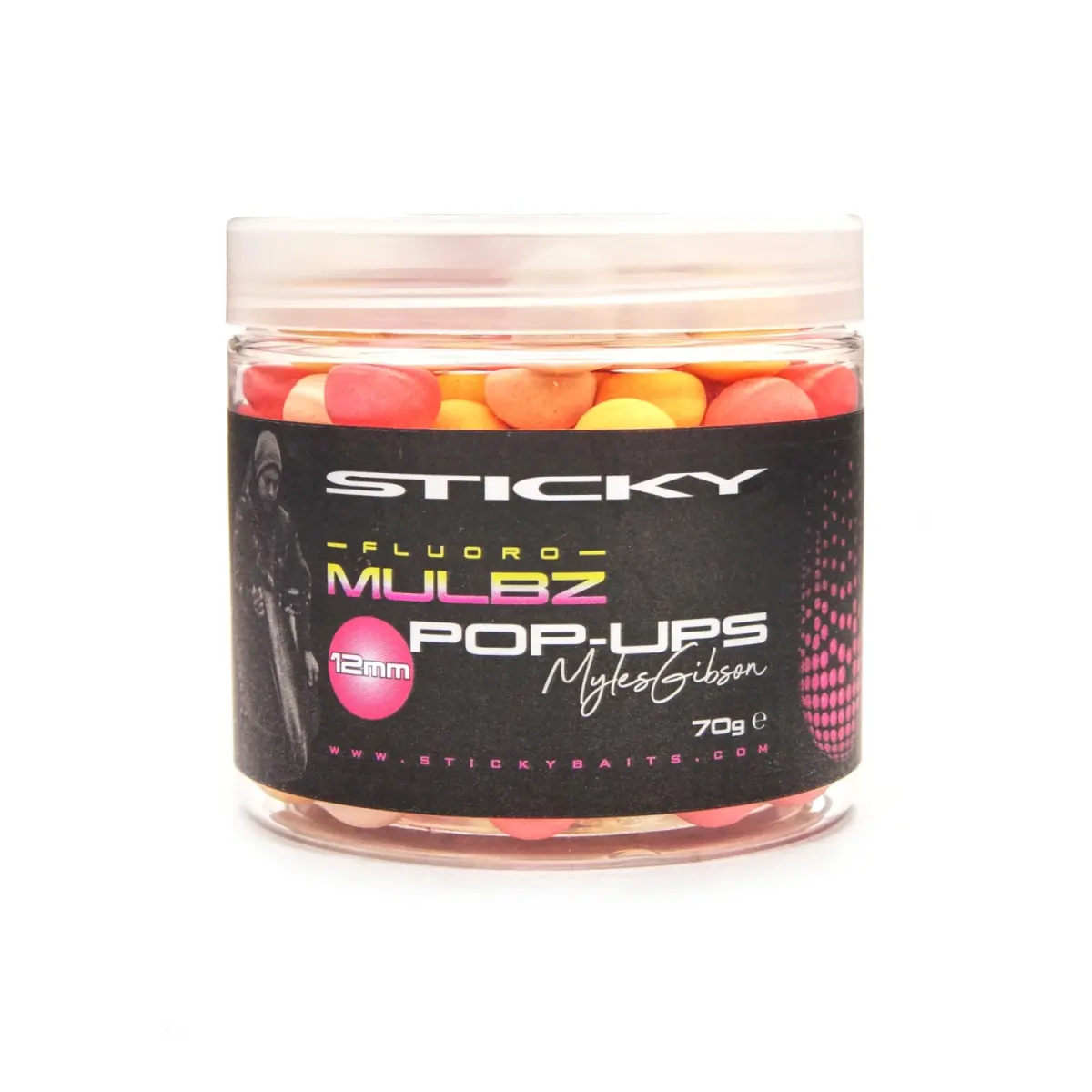 StickyBaits Pop-Ups Fluoro - Mulbz rozmiar 12 mm - MPN: MBFP12 - EAN: 715706869645
