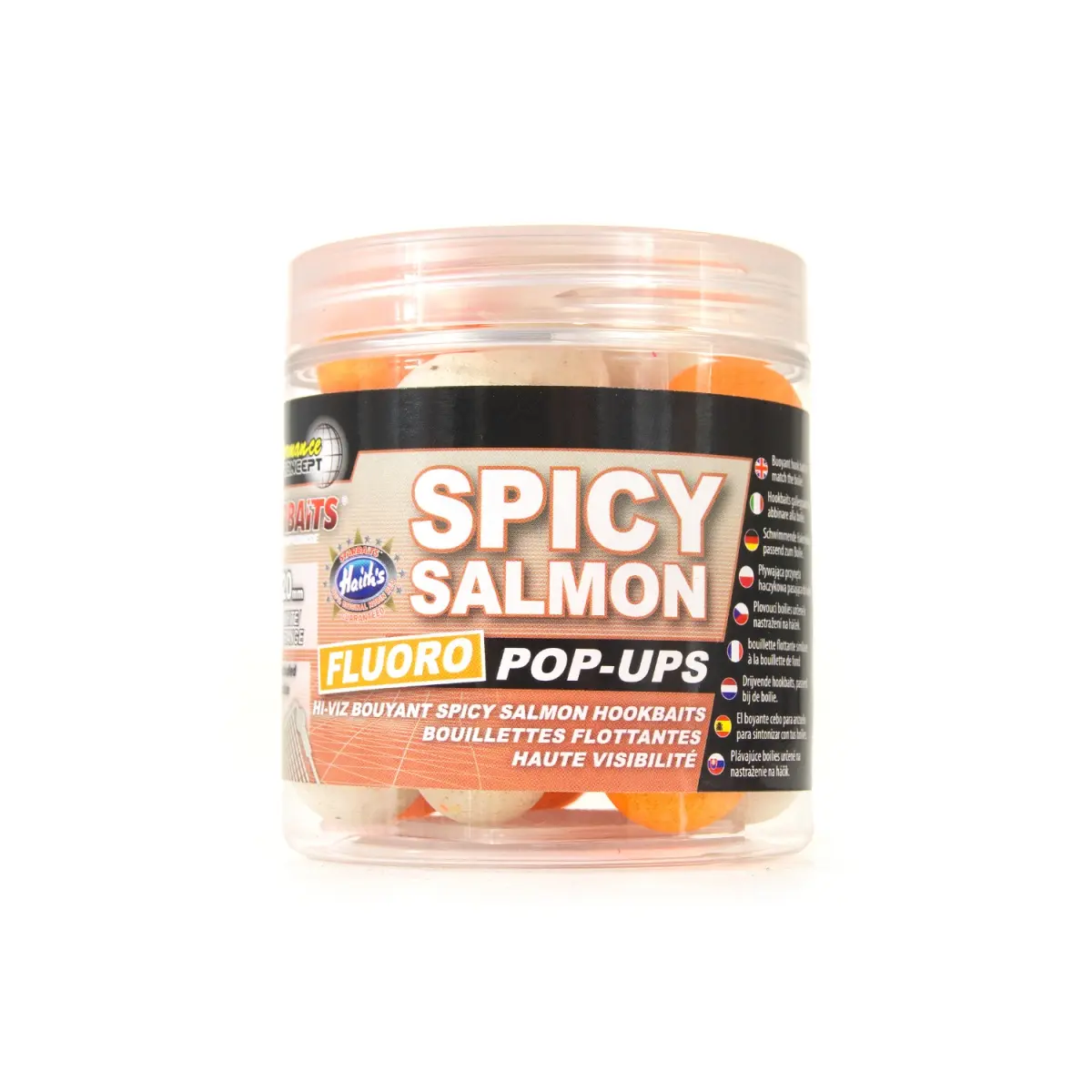 Starbaits Fluo Pop-Up - Spicy Salmonrozmiar 20 mm - MPN: 31036 - EAN: 3297830310363