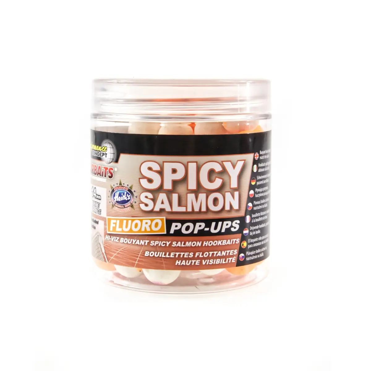 Starbaits Fluo Pop-Up - Spicy Salmonrozmiar 10mm - MPN: 31034 - EAN: 3297830310349