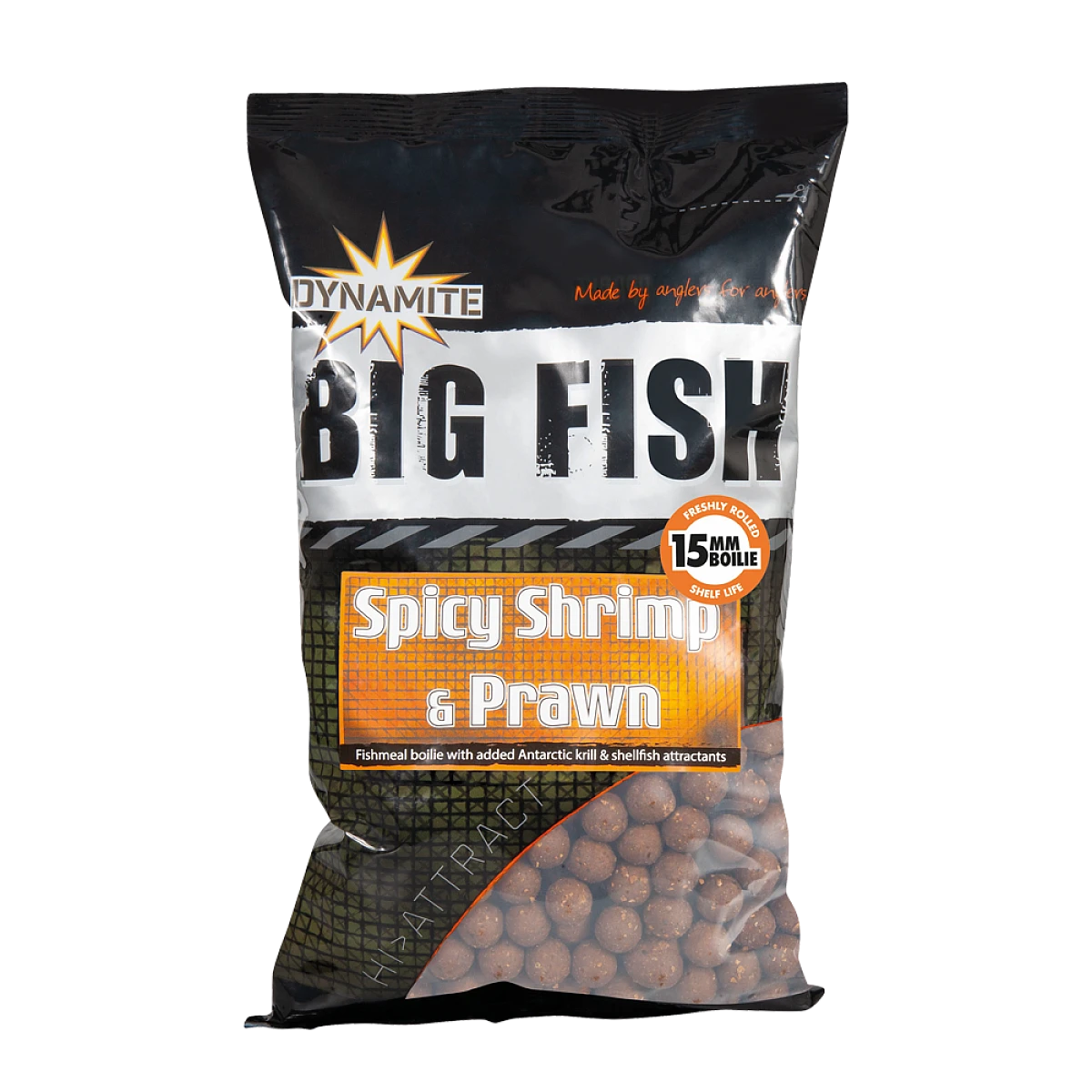 DynamiteBaits Boilies - Spicy Shrimp & Prawn rozmiar 15mm / 1kg - MPN: DY970 - EAN: 5031745215126