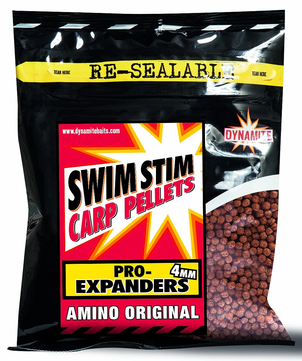 Dynamite Baits Swim Stim Carp Pellets - Pro-Expanders Amino Original rozmiar 4mm / 300g - MPN: SMDY420