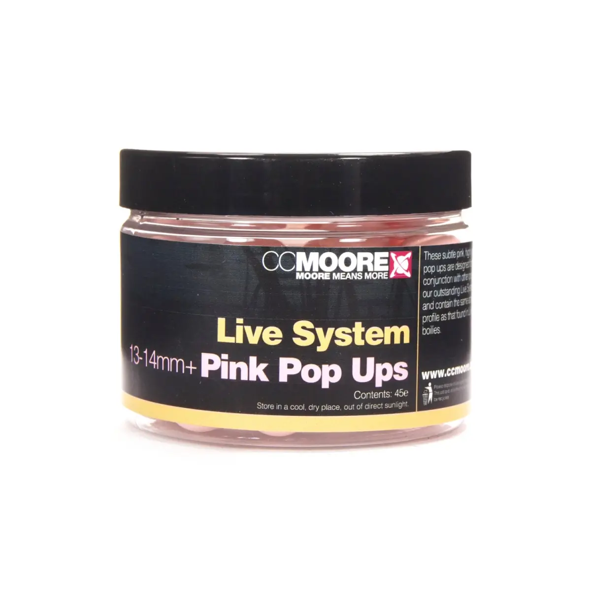 CcMoore Pink Pop-Ups - Live Systemrozmiar 14mm - MPN: 90256 - EAN: 634158556654