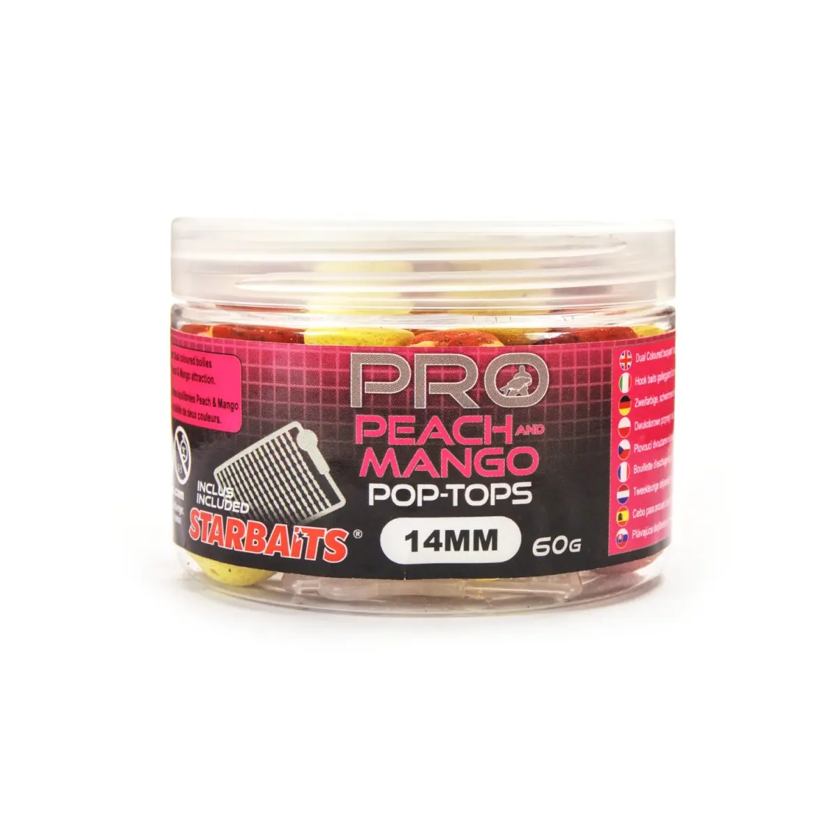 Starbaits Probiotic Pop Tops - Peach and Mango rozmiar 14 mm - MPN: 72791 - EAN: 3297830727918
