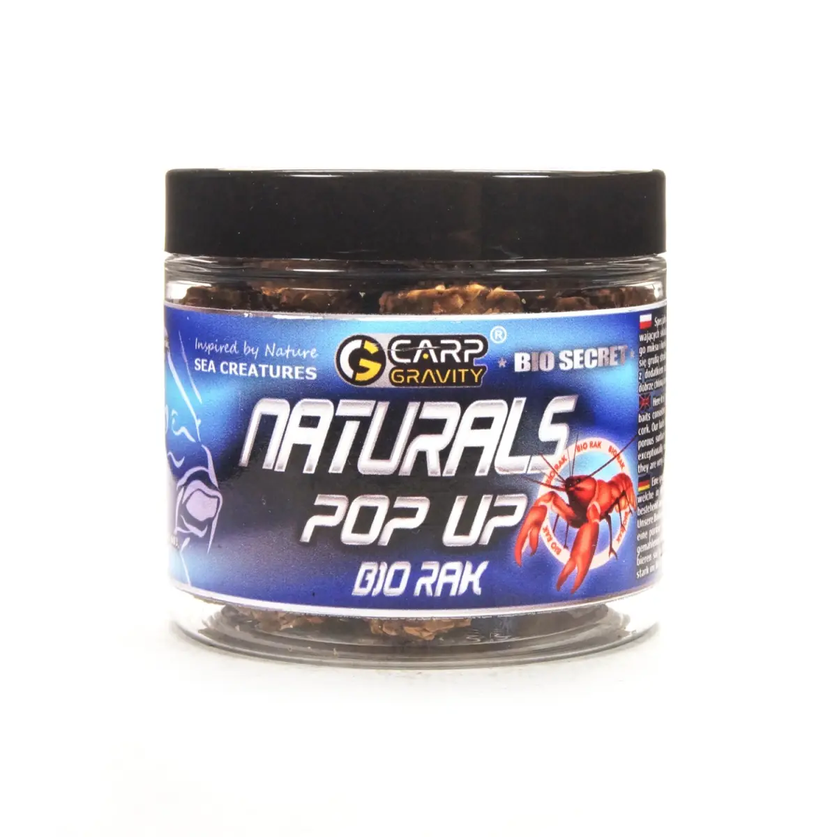 Carp Gravity Naturals Pop Up - Bio Rakrozmiar 18mm / 200ml - MPN: PNA005 - EAN: 200000059750