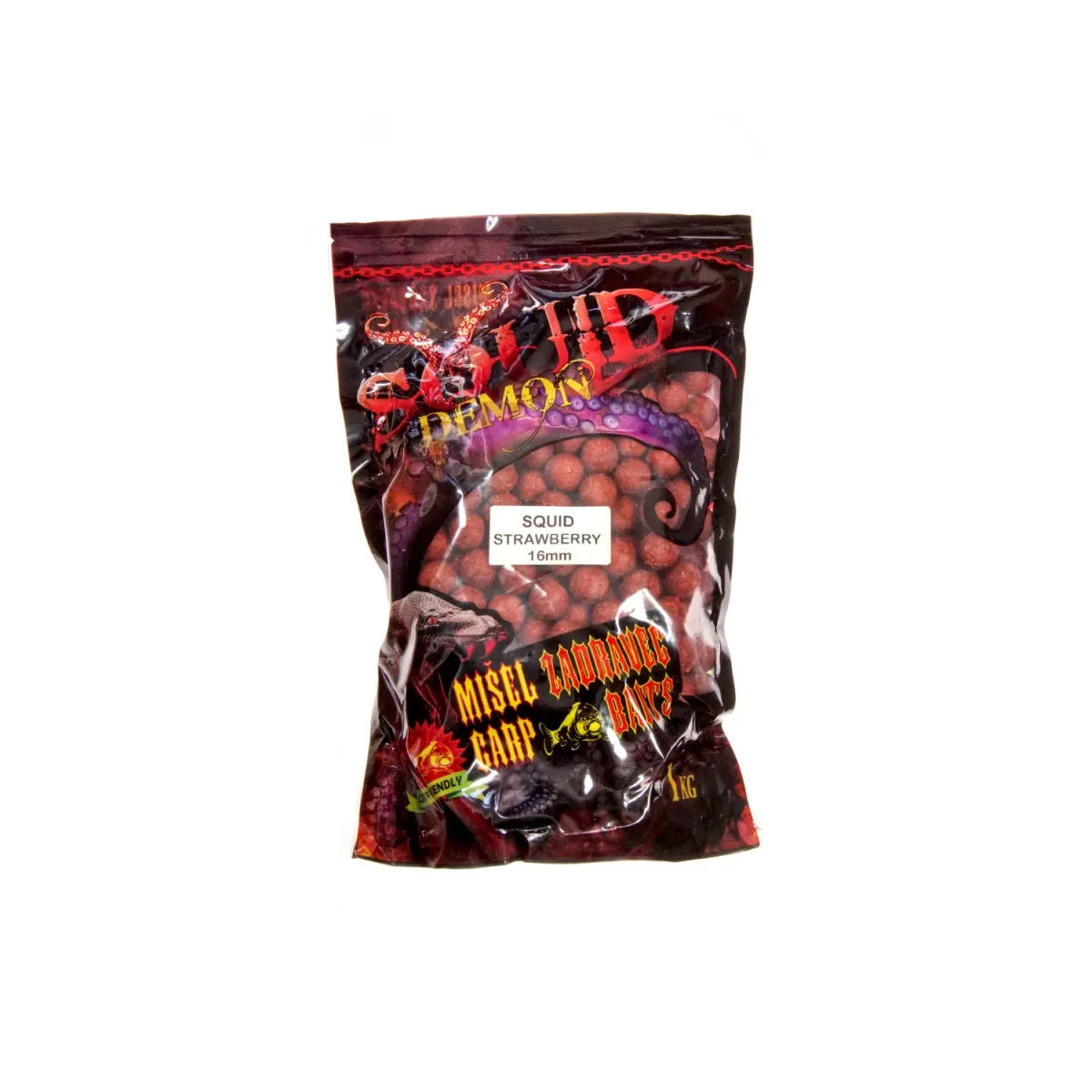 Misel Zadravec Squid Demon Squid Strawberry Boiliesrozmiar 16mm / 1kg - MPN: 0007932 - EAN: 200000060596