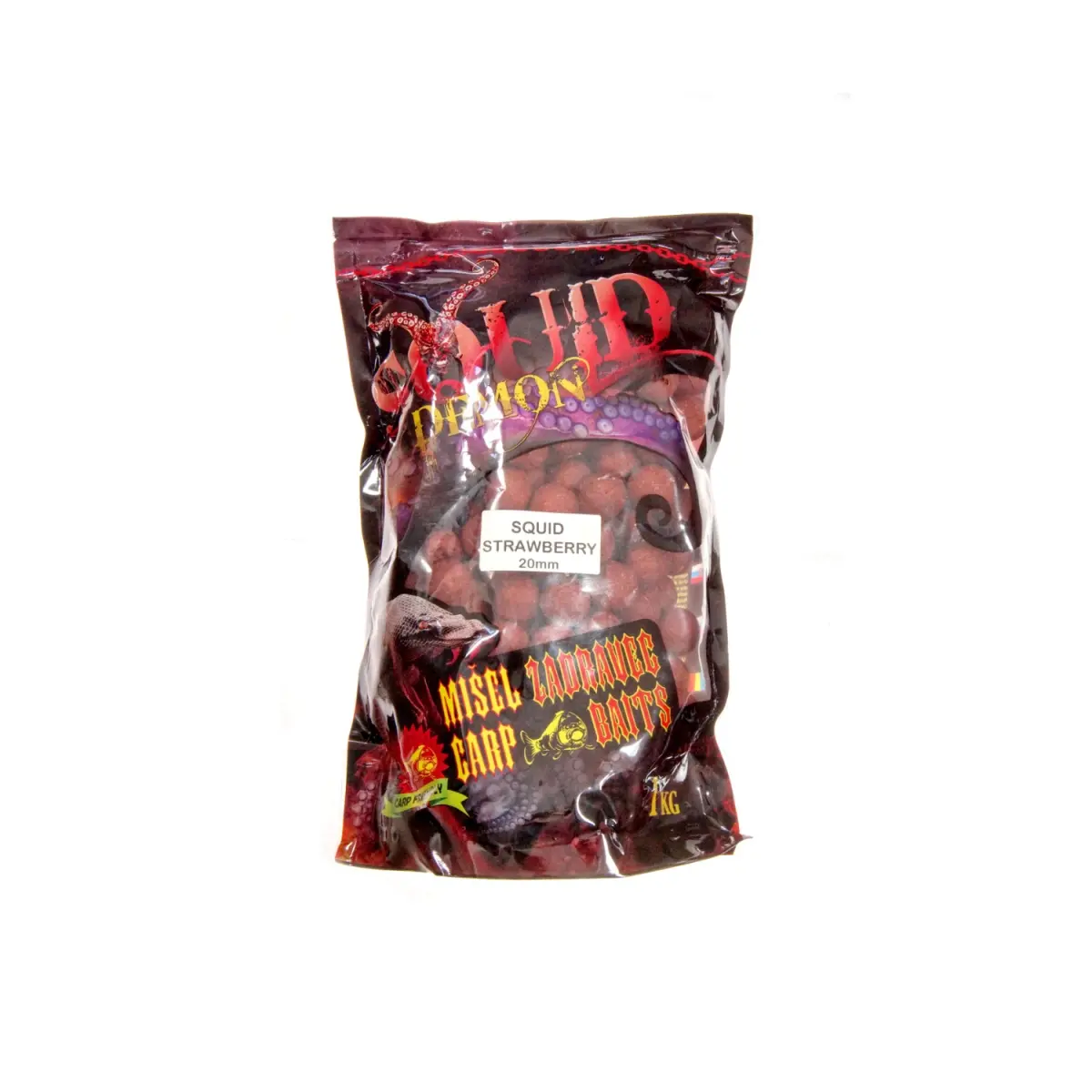 Misel Zadravec Squid Demon Squid Strawberry Boiliesrozmiar 20mm / 1kg - MPN: 0002355 - EAN: 200000060602