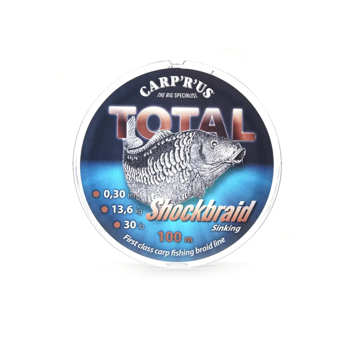 Carprus Total Shock Braidśrednica 0.30mm - MPN: CRU300206 - EAN: 8592400863146