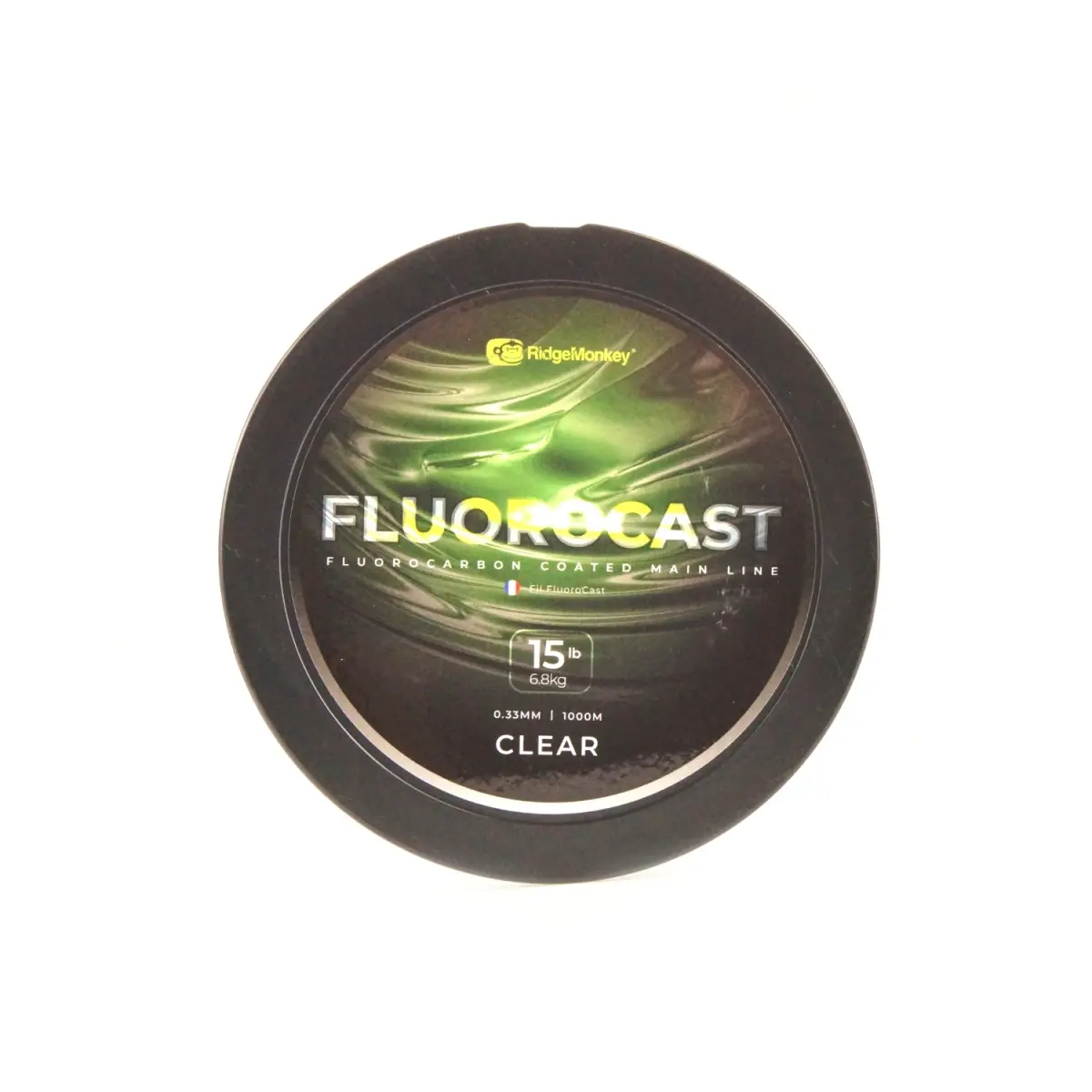 RidgeMonkey FluoroCast Fluoro Coated Mainlineśrednica 0.33mm (15lb/6.8kg) - 1000m - MPN: RMT311 - EAN: 5056210620861