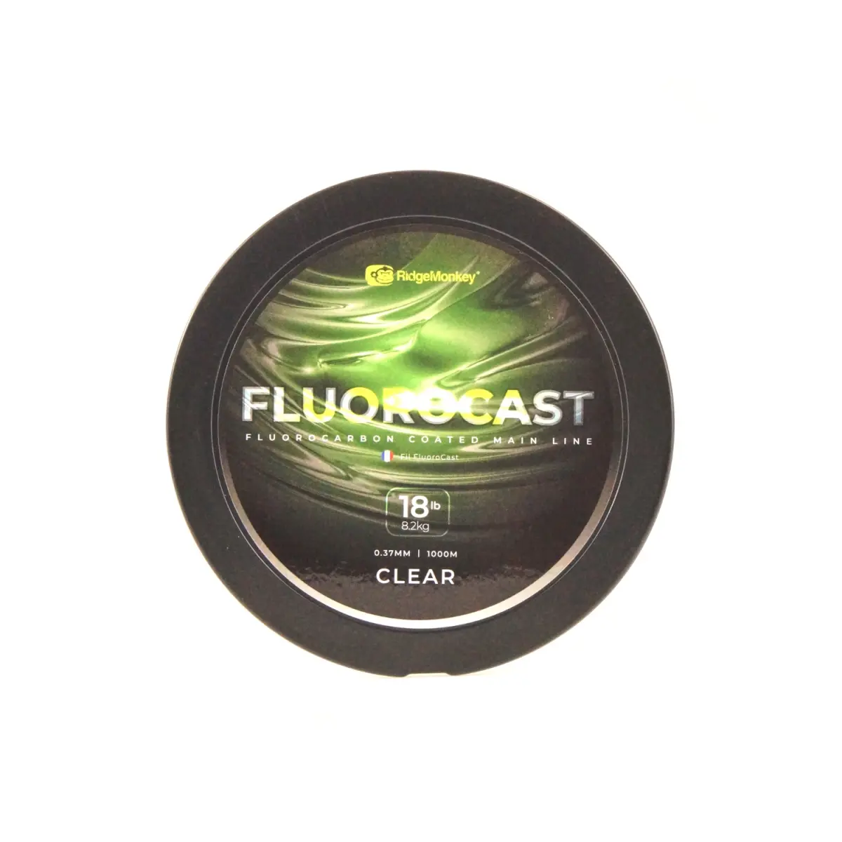 RidgeMonkey FluoroCast Fluoro Coated Mainlineśrednica 0.37mm (18lb/8.2kg) - 1000m - MPN: RMT312 - EAN: 5056210620885