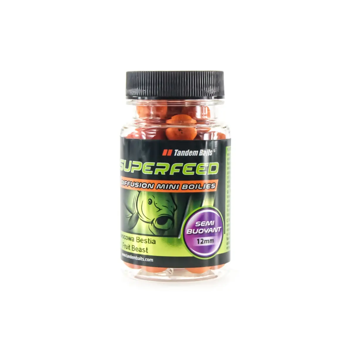 TandemBaits SuperFeed Diffusion Boilies  - Owocowa Bestiarozmiar 12 mm / 35g - MPN: 24557 - EAN: 5907666667620