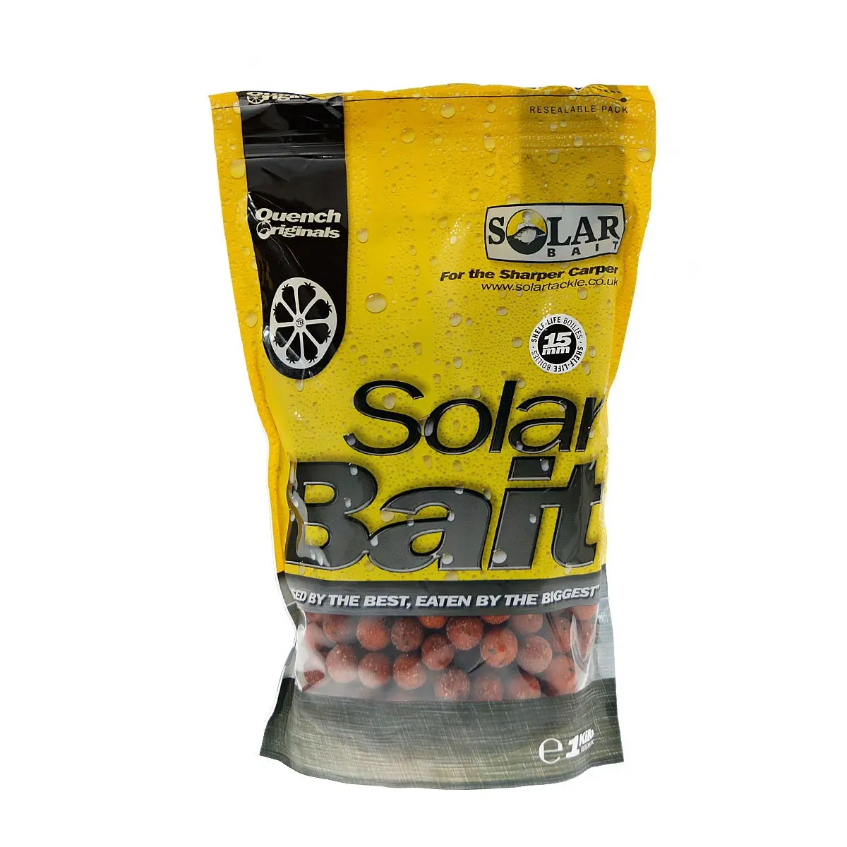 SOLAR Shelf Life Boilies Quenchrozmiar 15 mm / 1 kg - MPN: SQ41 - EAN: 5055681503420