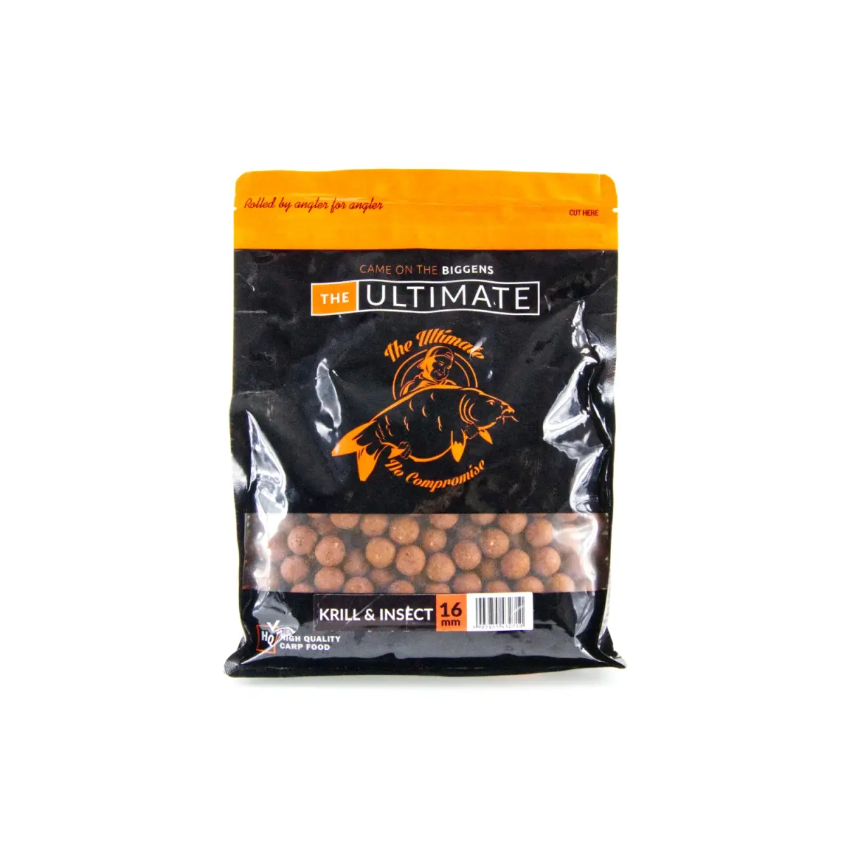 UltimateProducts Top Range Boilies - Krill Insectrozmiar 16 mm / 1 kg - EAN: 5903855432710