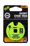 Fox Stiff Chod Rigs hak nr 4 / 30lb / short