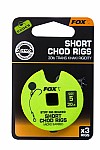 Fox Stiff Chod Rigs hak nr 5 / 30lb / short