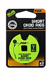 Fox Stiff Chod Rigs hak nr 7 / 25lb / short
