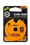 Fox Stiff Chod Rigs hak nr 7 / 25lb / standard