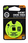 Fox Stiff Chod Rigs hak nr 8 / 25lb / short