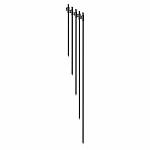 Cygnet Slimline Storm Pole  36-70 cali