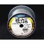 Shimano Kairiki 8 Steel Grey Braided Line  0.20mm / 3000m