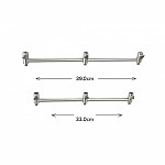 Carp Spirit INOX 300 Fixed 3 Rod Buzz Bar 