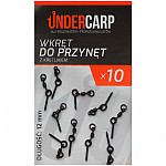 UnderCarp - Wkręt Do Przynęt z Krętlikiem 12mm