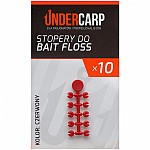 UnderCarp - Stopery do Bait Floss czerwony