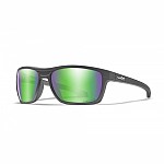 WileyX KINGPIN Captivate Pol Green Mirror Amber Matte Graphite Frame