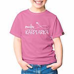 Rockworld Mała Karpiarka - Koszulka dziecięca różowa  118/128