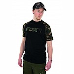 Fox Black/Camo Raglan T-Shirt XXL
