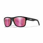 WileyX OVATION Captivate Polarized Rose Gold Mirror Smoke Green Matte Black Frame