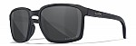 WileyX ALFA Captivate Polarized Smoke Grey Gloss Black Frame