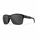 WileyX TREK Captivate Polarized Smoke Grey Gloss Black Frame