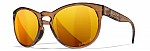 WileyX COVERT Captivate Polarized Bronze Mirror Copper Crystal Rootbeer Frame