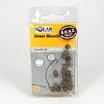 Solar Rubber Beads 6mm czarny