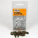 Solar Safety Lead Clip Kits czarny