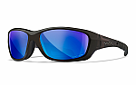 WileyX GRAVITY Captivate Pol Blue Mirror Grey Black Crystal Frame