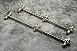 One More Cast Elbowz High-Grade 316 Stainless Steel 3 Rod Buzzbars Wide (13.5 in & 11.5 in) One More Cast Elbowz High-Grade 316 Stainless Steel 3 Rod Buzzbars Wide (13.5 in & 11.5 in)
