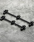 One More Cast Elbowz Black Anodised Aluminium 3 Rod Buzzbars One More Cast Elbowz Black Anodised Aluminium 3 Rod Buzzbars