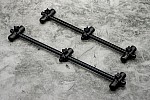 One More Cast Elbowz Black Anodised Aluminium 3 Rod Buzzbars  Standard (11.5 in &amp; 9.5 in)