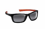 Fox Collection Wraps - Black & Orange Sunglasses - Grey Lense 