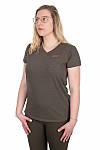 Fox Woman Clothes - V Neck T-Shirt M (12-14)