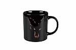 Fox Black And Camo Head Ceramic Mug