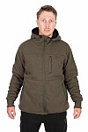 Fox Collection Sherpa Jacket - Green & Black L