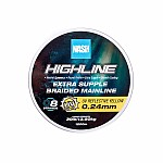 Nash Highline Floating Braid UV Yellow  0.24mm  / 1200m