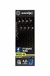 Matrix MXC-6 Barbless F1 Band Rigs - 10cm 16/0.145mm