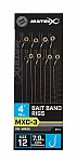Matrix MXC-3 Barbless Bait Bands Rigs - 10cm