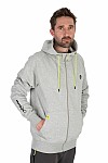 Matrix Full Zip Hoody Marl Grey/Lime - Black Edition Range XXXL