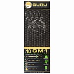 GURU QM1 Standard Hair Ready Rigs - 10cm 10 / 0.22mm / 4in (10cm)