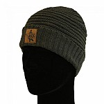Vass Fleece Lined Ribbed Beanie Grey