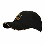 Vass Brushed Cotton Cap Black